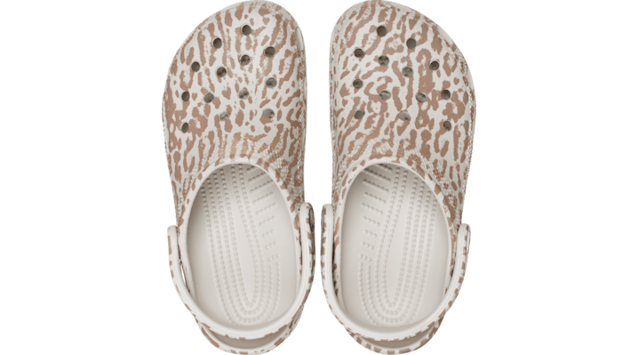 Crocs Classic Pop Animal Clogs Cocoa Crème 214153-2PL