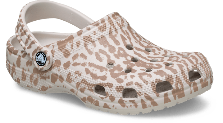 Crocs Classic Pop Animal Clogs Cocoa Crème 214153-2PL