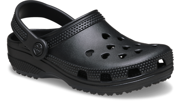 Crocs Classic Hearts Cut Out Clogs Kinder Black 214206-001