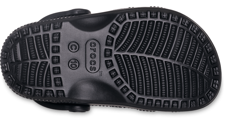 Crocs Toddler Classic Hearts Cut Out Clogs Kinder Black 214207-001