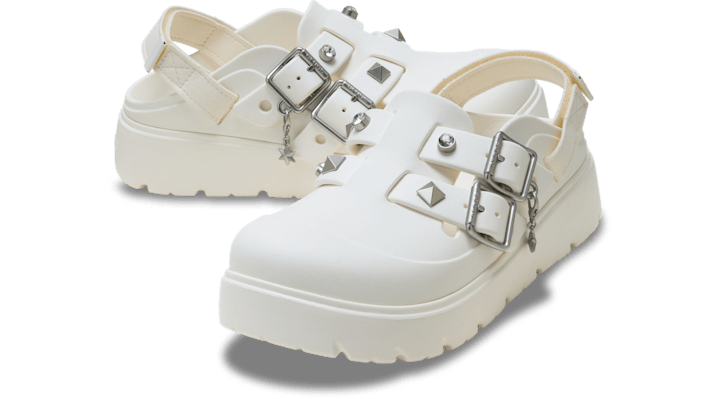 Crocs Loaferette Star Studded Clogs Chalk 214212-0WV