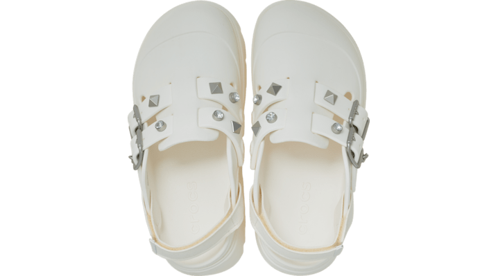 Crocs Loaferette Star Studded Clogs Chalk 214212-0WV