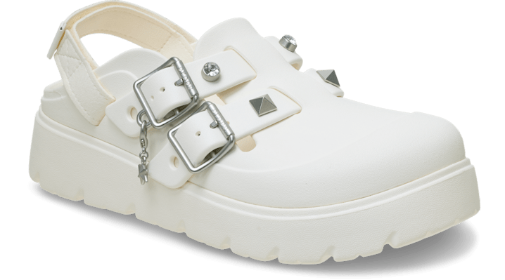 Crocs Loaferette Star Studded Clogs Chalk 214212-0WV