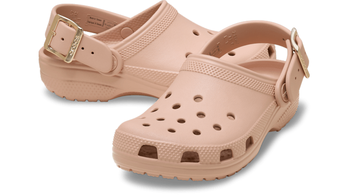 Crocs Classic Metallic Buckle Clogs Kinder Blush 214228-684