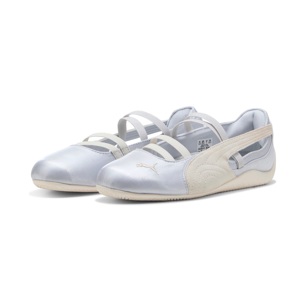 Puma Speedcat Ballet Silver Mist Warm White Satin 404383-03