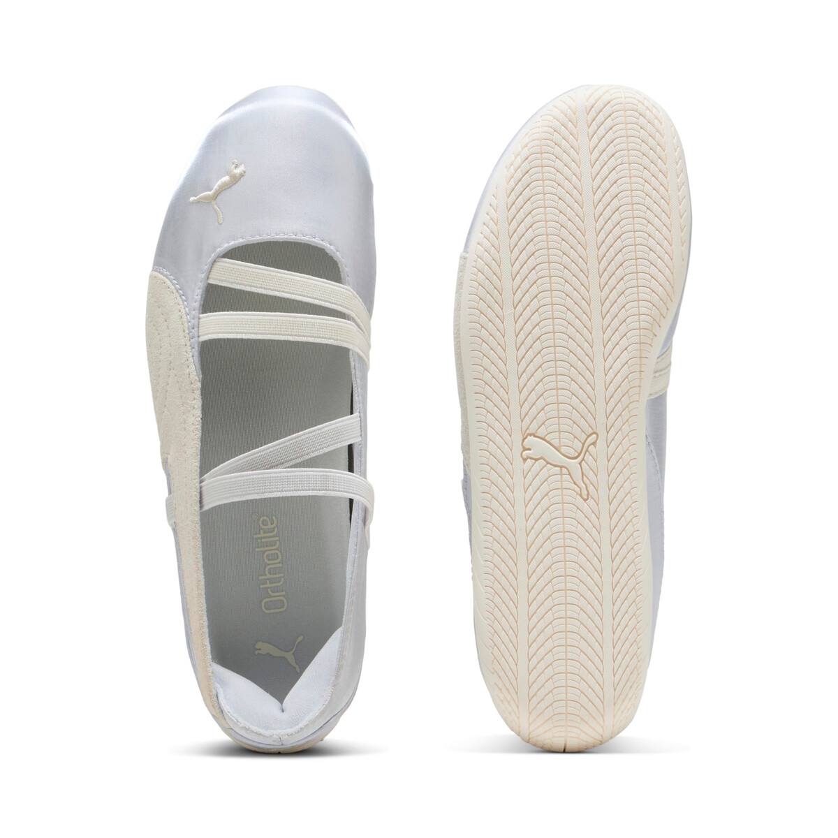 Puma Speedcat Ballet Silver Mist Warm White Satin 404383-03