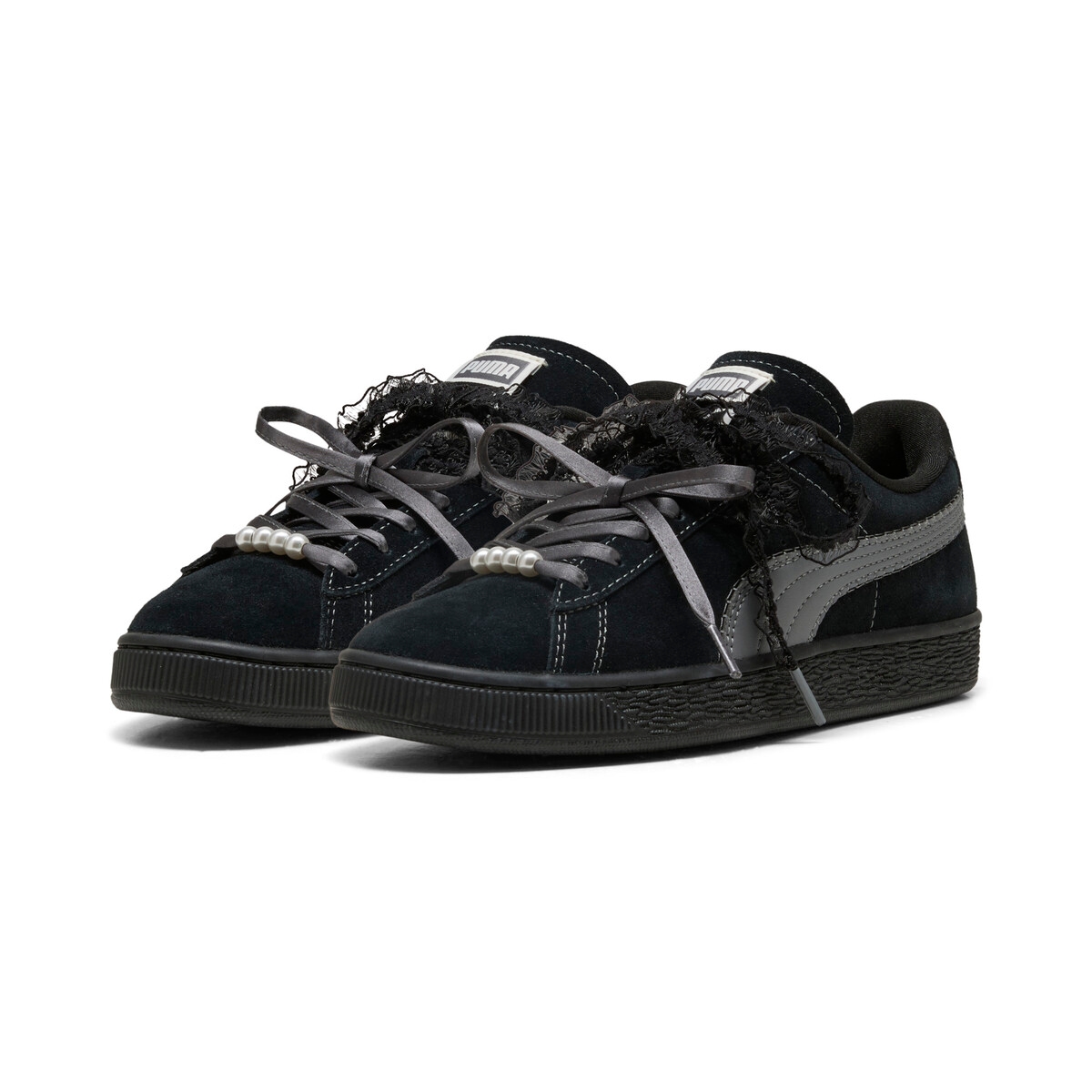 PUMA Suede 'Black' - Bloom Pack 408330-03