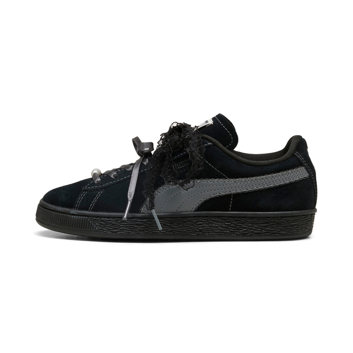 PUMA Suede 'Black' - Bloom Pack 408330-03
