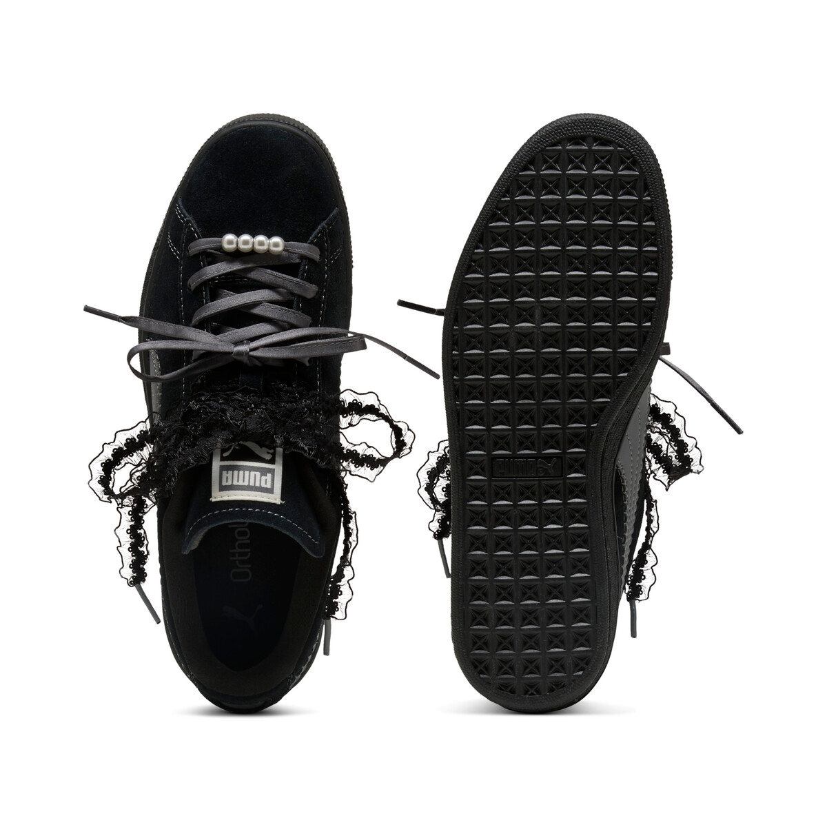 PUMA Suede 'Black' - Bloom Pack 408330-03