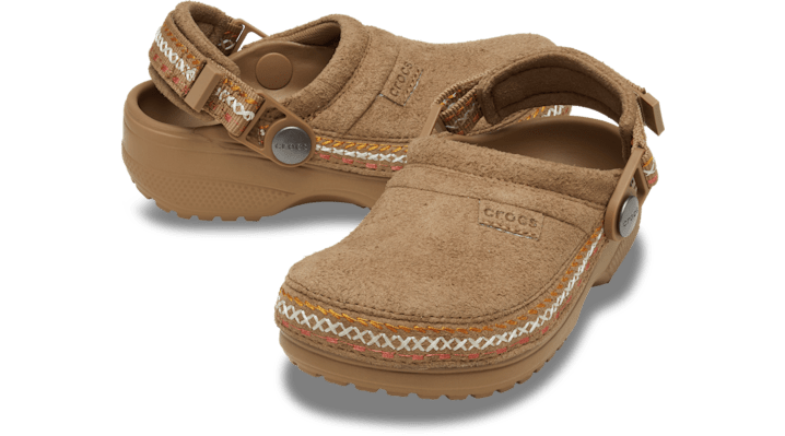 Crocs Crafted Vegan Suede Stitch Clogs 'Sepia' 213988-2EY