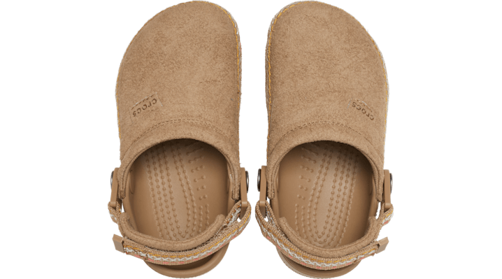 Crocs Crafted Vegan Suede Stitch Clogs 'Sepia' 213988-2EY