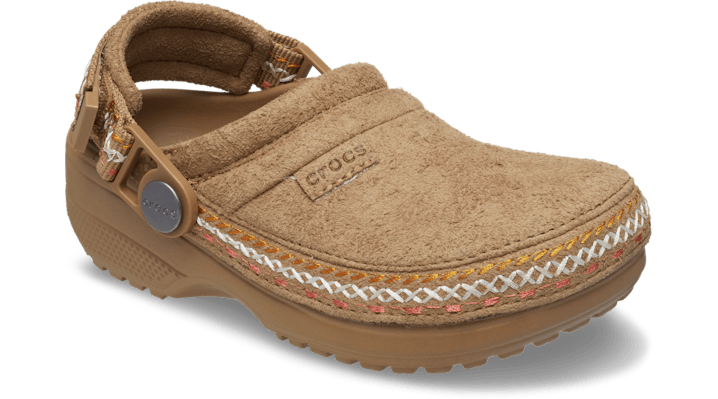Crocs Crafted Vegan Suede Stitch Clogs 'Sepia' 213988-2EY