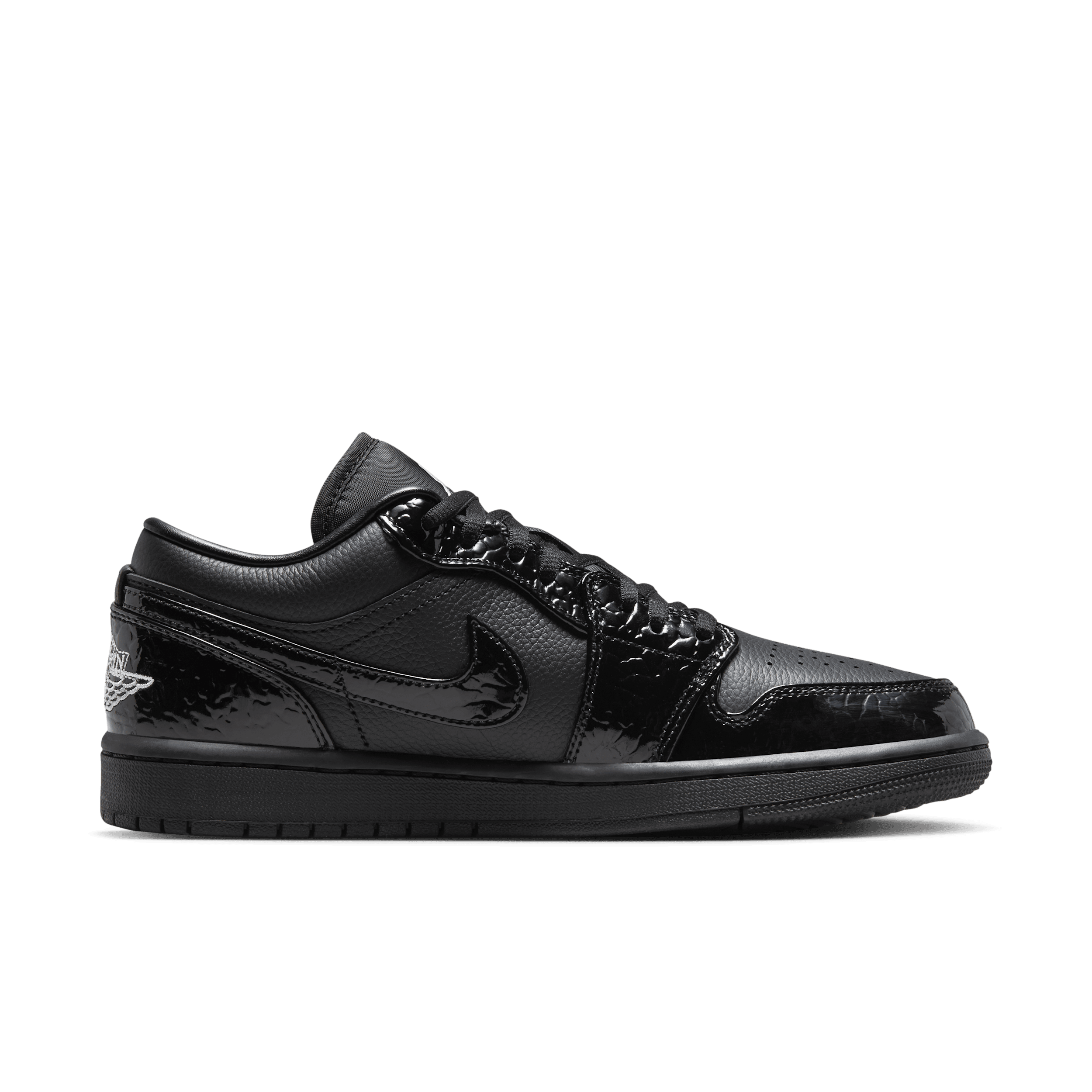 Air Jordan 1 Low SE WMNS 'Black Croc' HJ7743-010