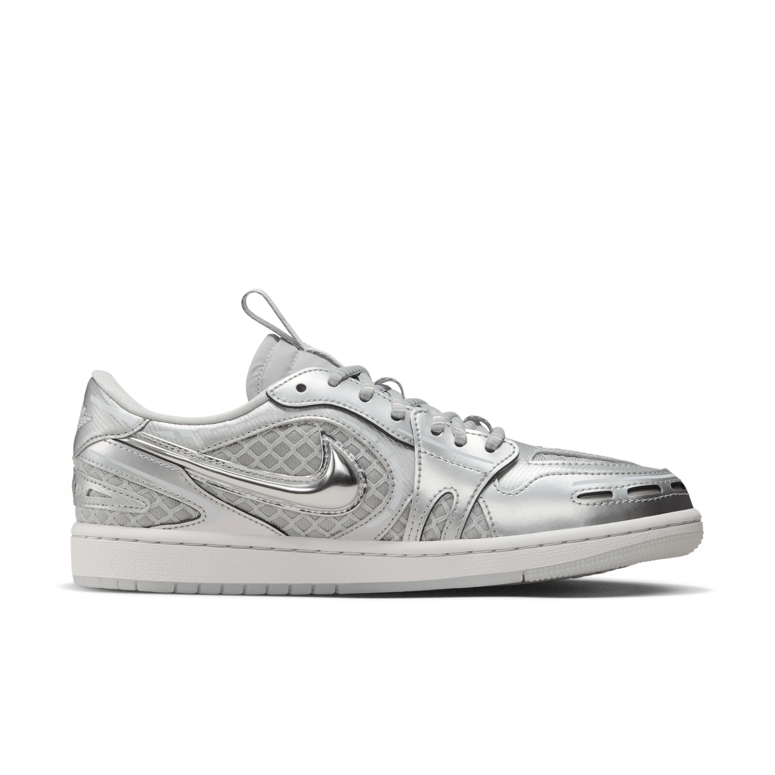 Air Jordan 1 Low Method of Make 'Metallic Silver' HQ2186-002