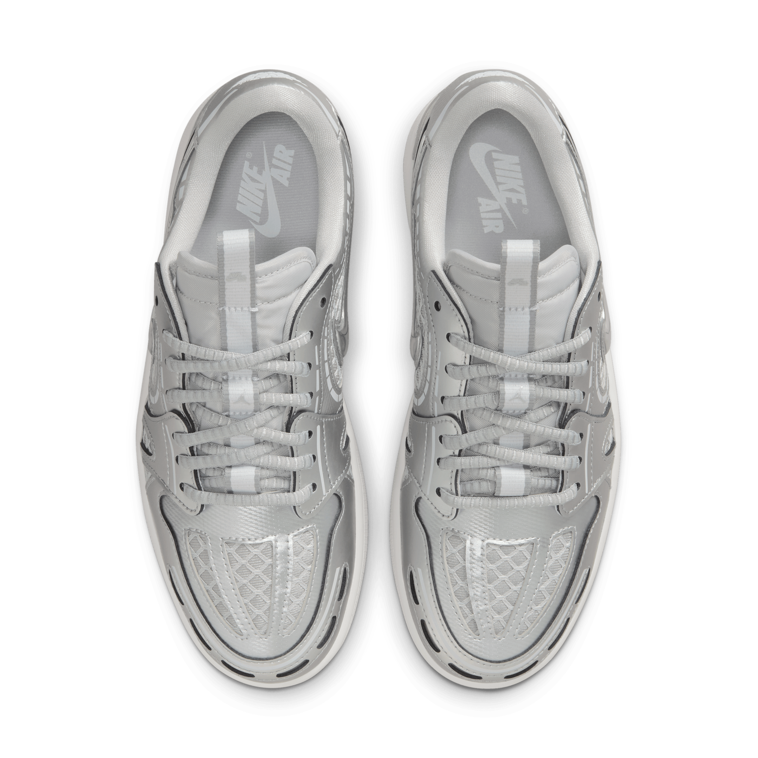 Air Jordan 1 Low Method of Make 'Metallic Silver' HQ2186-002