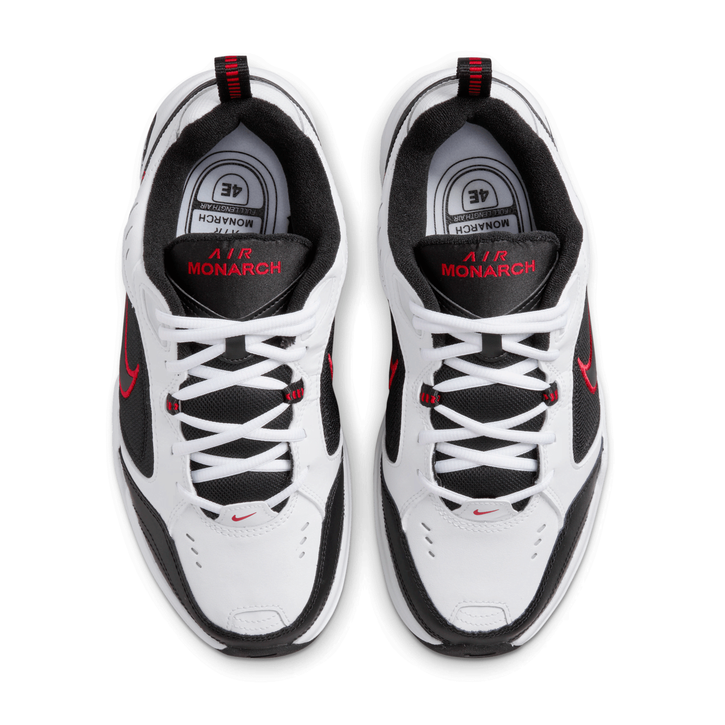 Nike Air Monarch IV 4E Wide White Red 416355-101