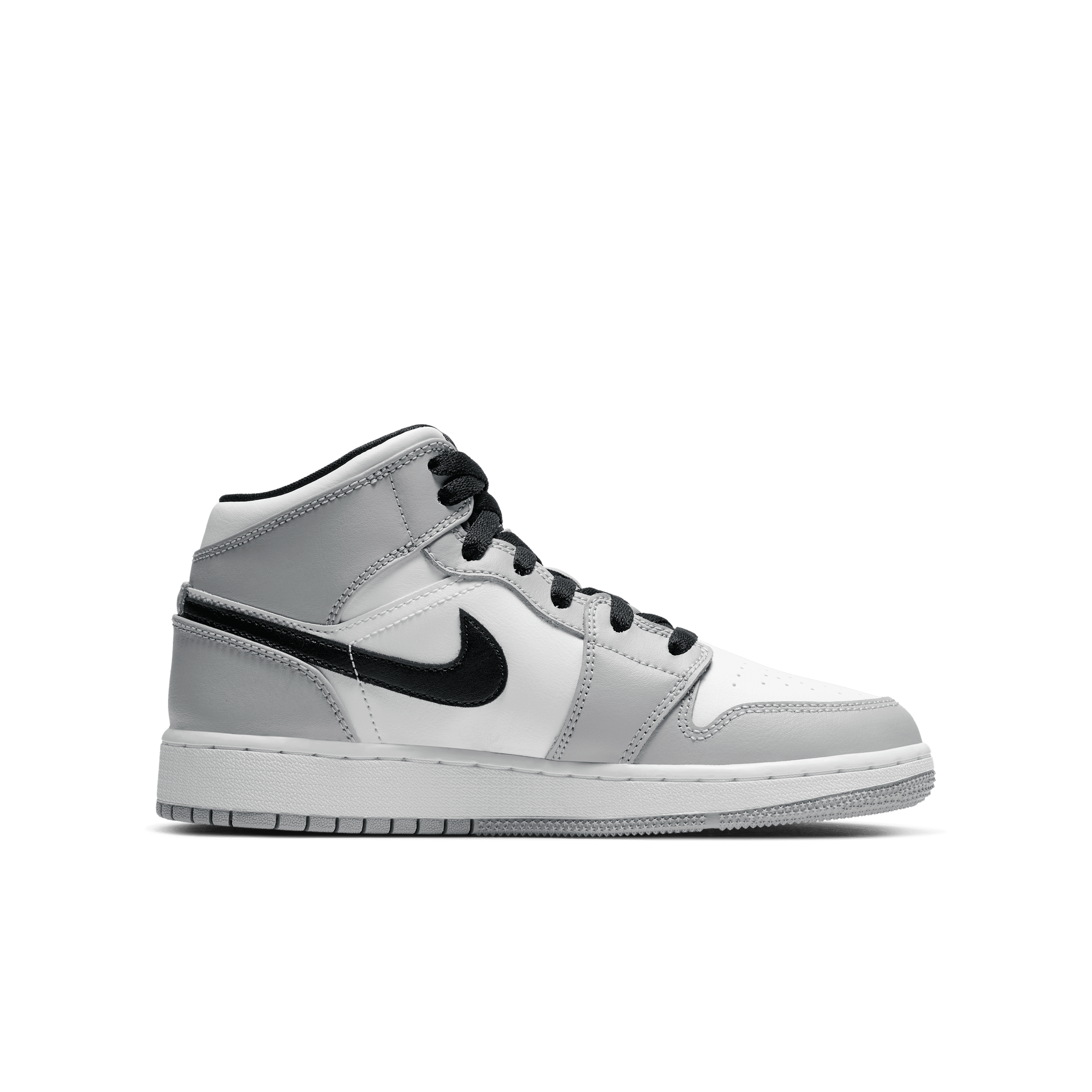 Jordan 1 Mid Light Smoke Grey (GS) 554725-092