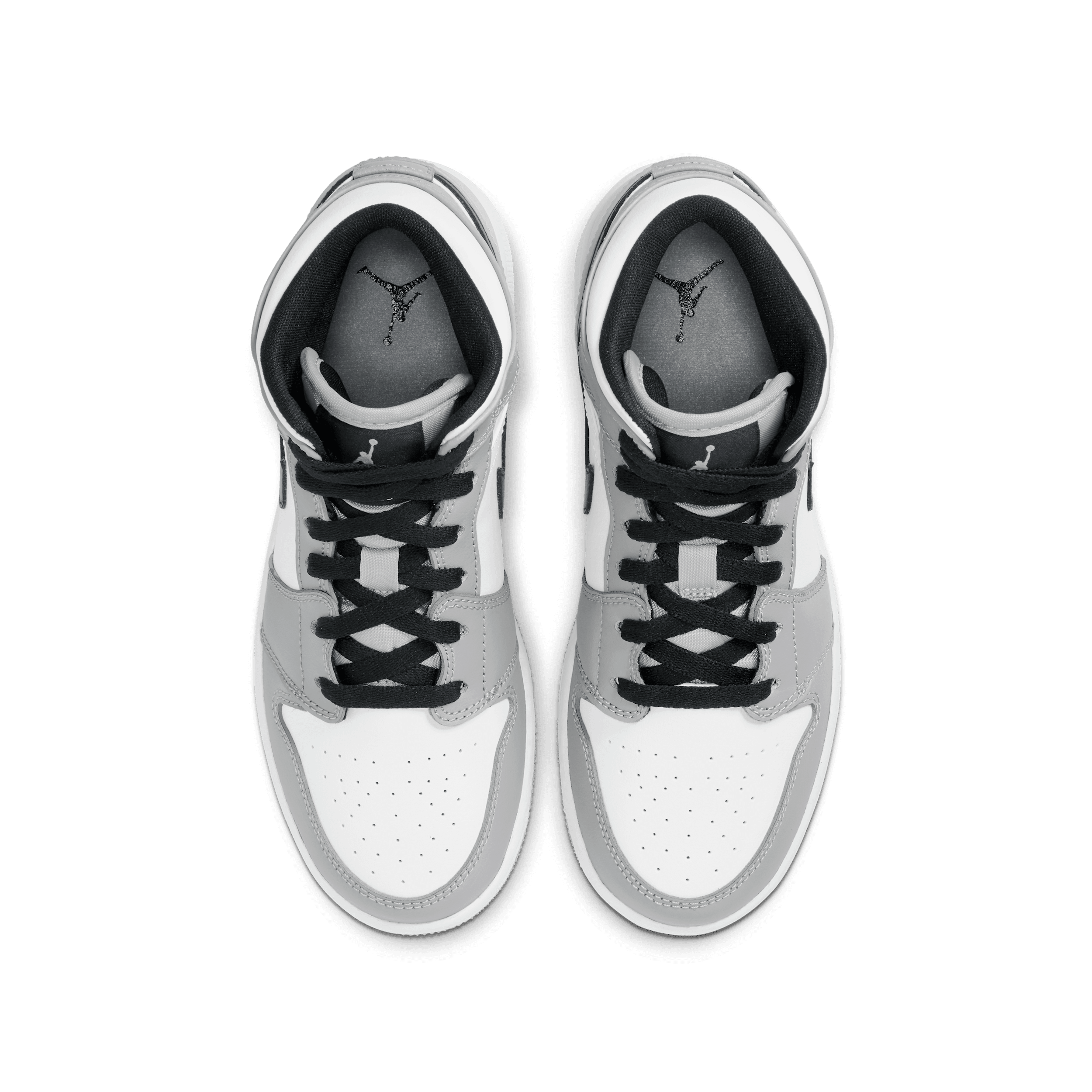 Jordan 1 Mid Light Smoke Grey (GS) 554725-092