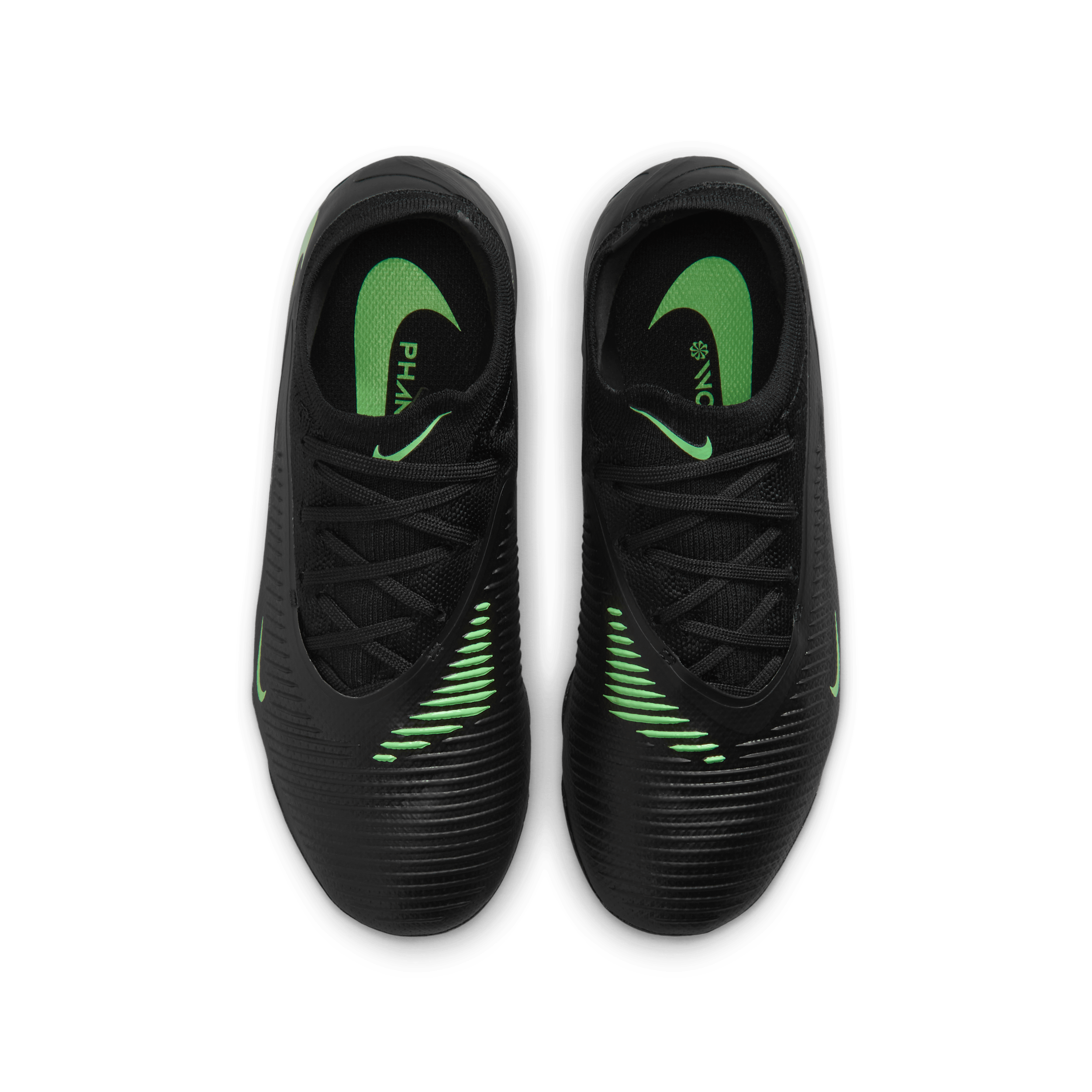 Nike Jr. Phantom 6 Low Pro 'Black & Illusion Green' HM9204-001