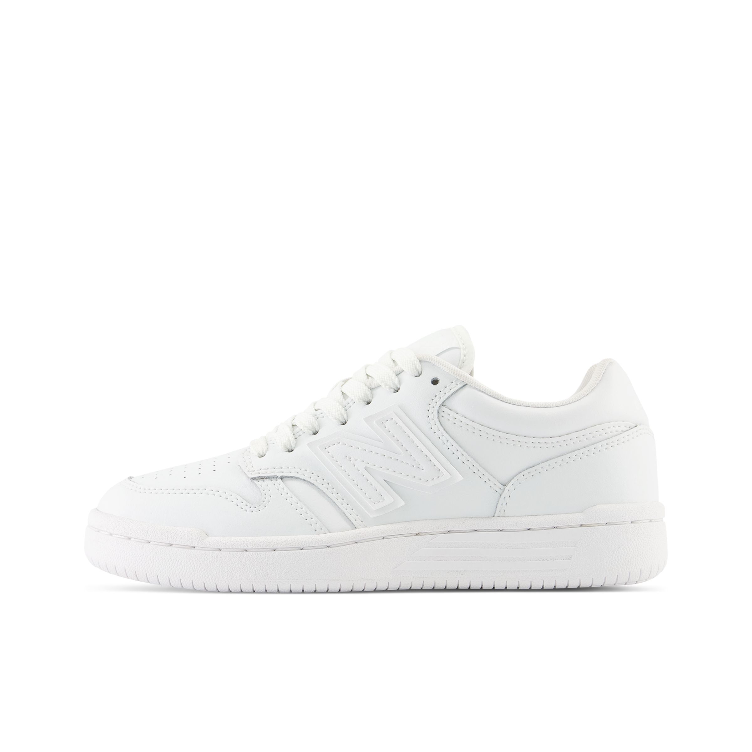 New Balance 480 Big Kid 'Triple White' GSB4803W