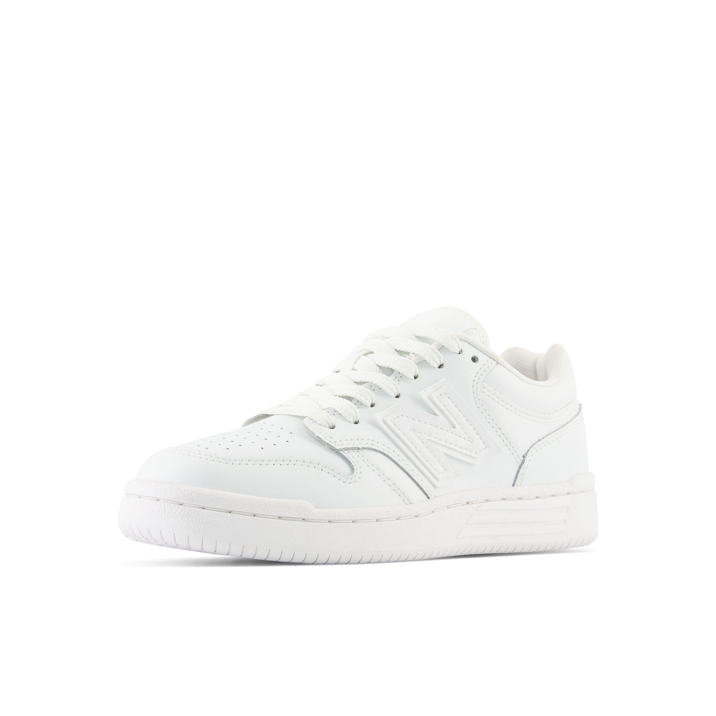 New Balance 480 Big Kid 'Triple White' GSB4803W