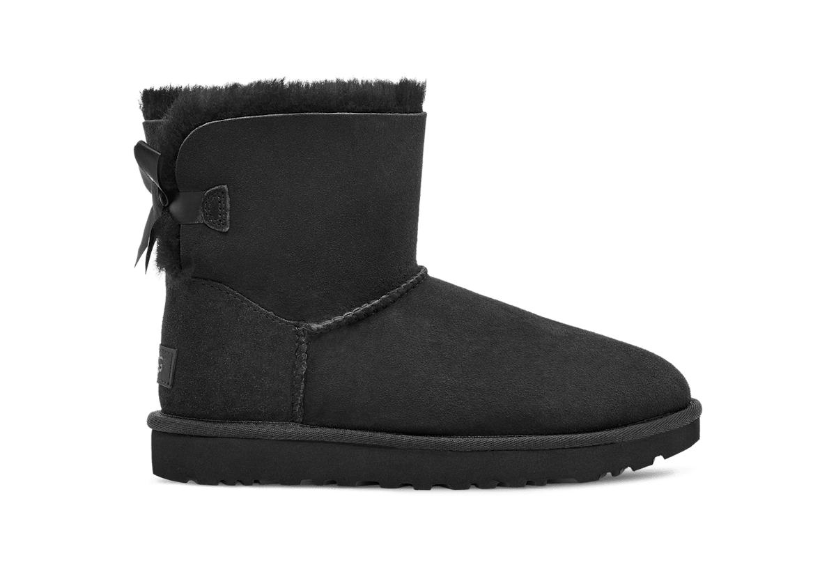 UGG Mini Bailey Bow II Boot Women Black 1016501-BLK