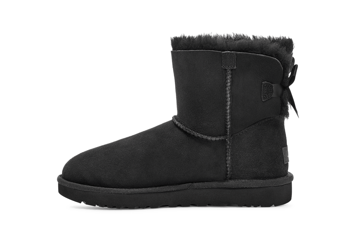 UGG Mini Bailey Bow II Boot Women Black 1016501-BLK