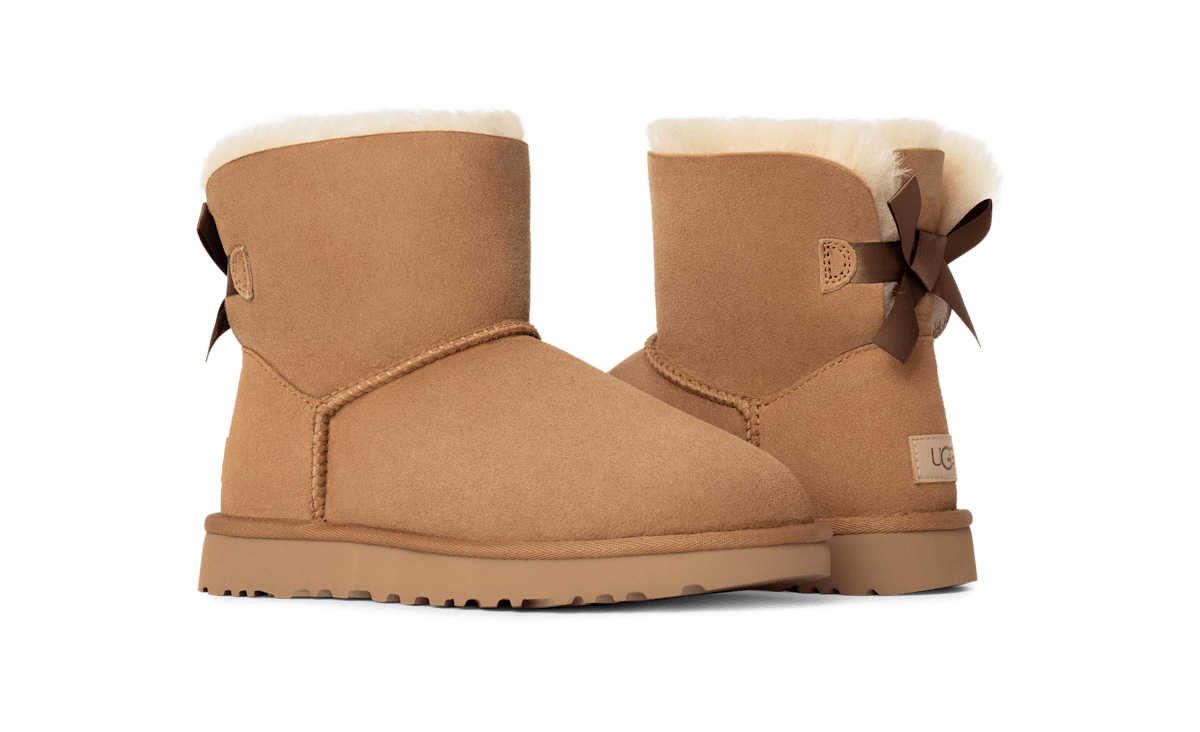 UGG Mini Bailey Bow II Boot Women Brown 1016501-CHE