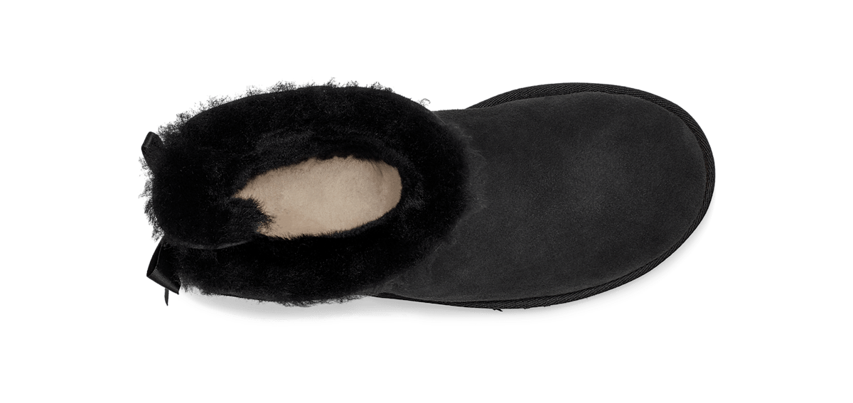 UGG Mini Bailey Bow II Boot Women Black 1016501-BLK