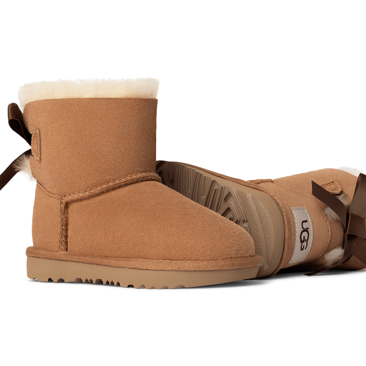 UGG® Mini Bailey Bow II 'Chestnut' 1017397T-CHE