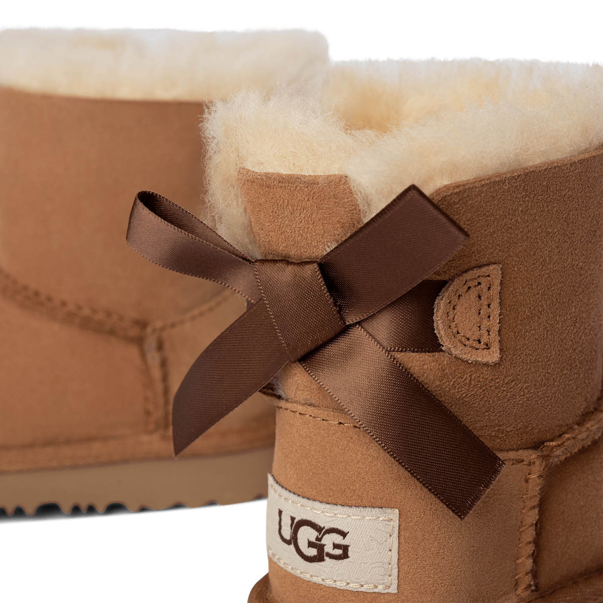 UGG® Mini Bailey Bow II 'Chestnut' 1017397T-CHE