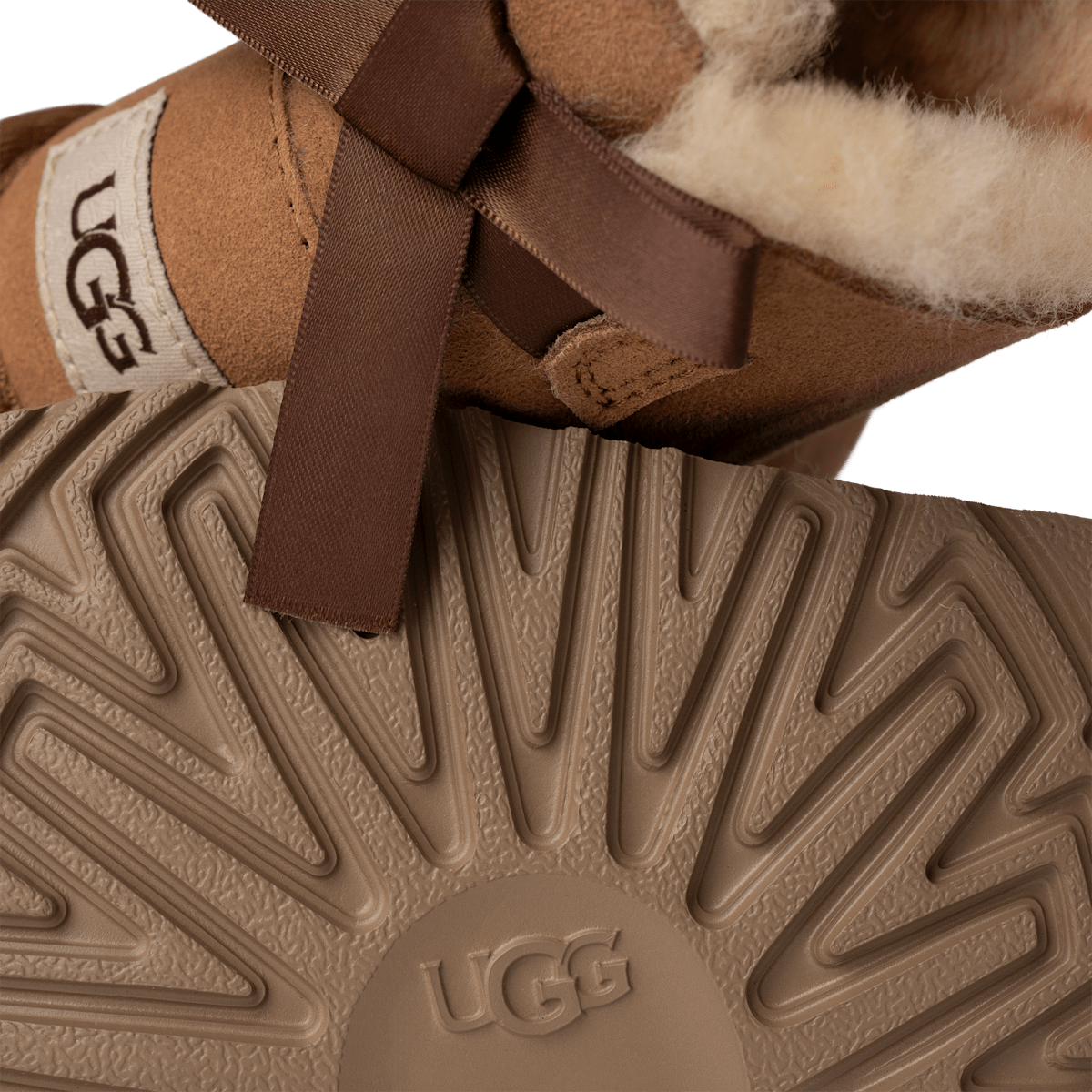 UGG® Mini Bailey Bow II 'Chestnut' 1017397T-CHE