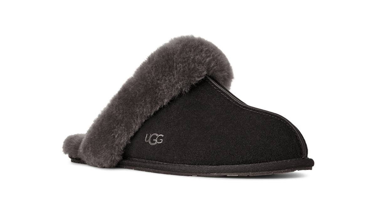 UGG Scuffette II Slipper Women Black/Grey 1106872-BCGR