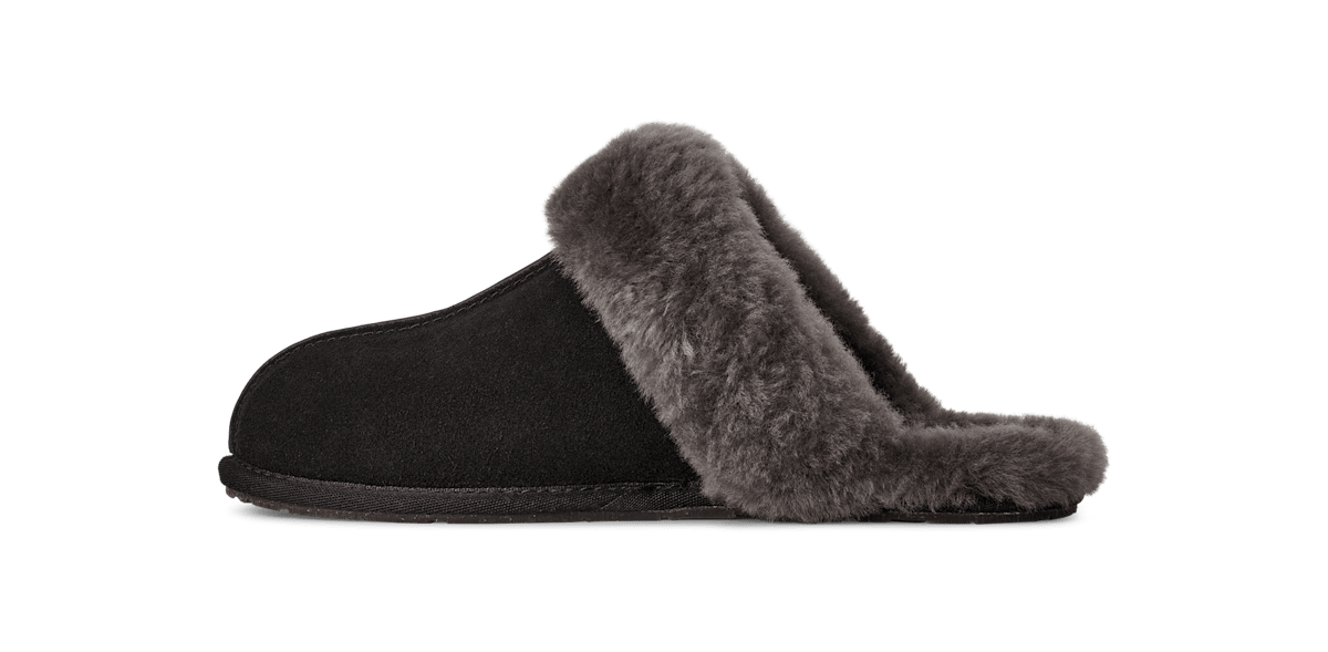 UGG Scuffette II Slipper Women Black/Grey 1106872-BCGR