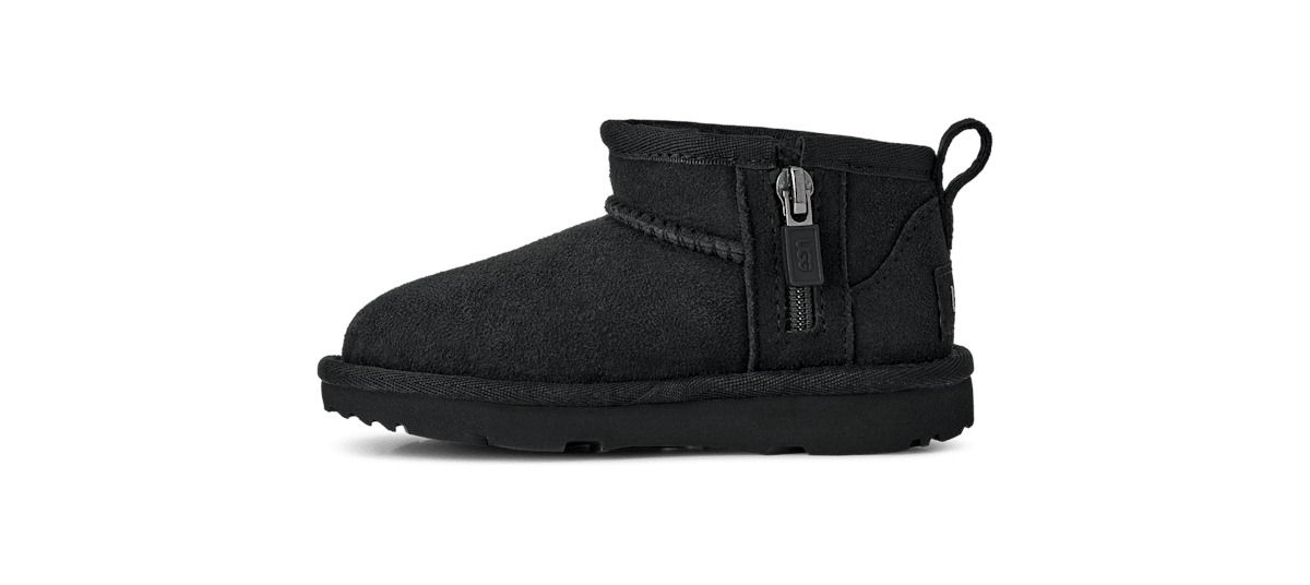 UGG T Classic Ultra Mini Black Kids 1130750T-BLK