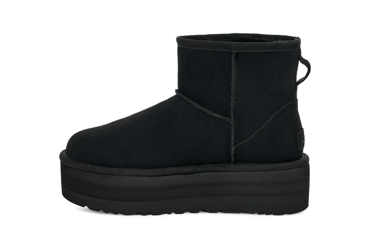 Damen Schneestiefel Schwarz UGG W CLASSIC MINI PLATFORM 1134991-BLK