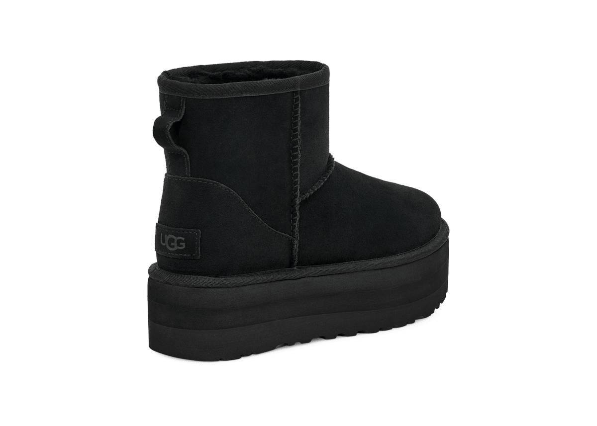 Damen Schneestiefel Schwarz UGG W CLASSIC MINI PLATFORM 1134991-BLK