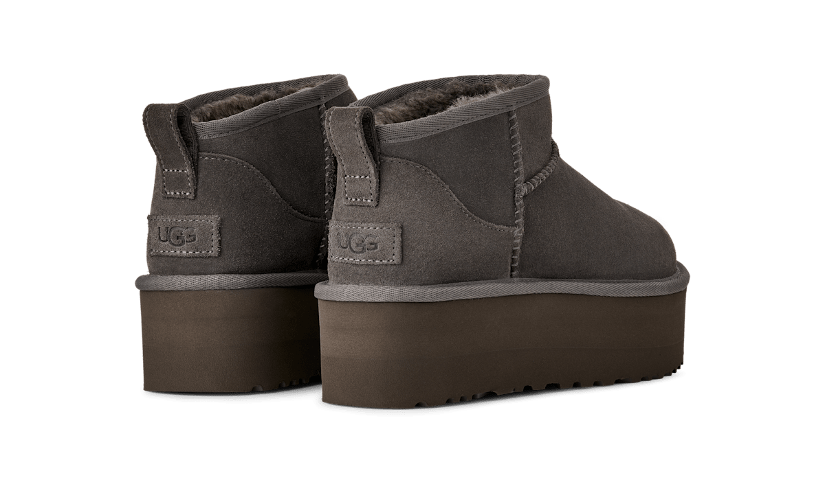 UGG® Classic Ultra Mini Platform Boot Women Grey 1135092-CHRC