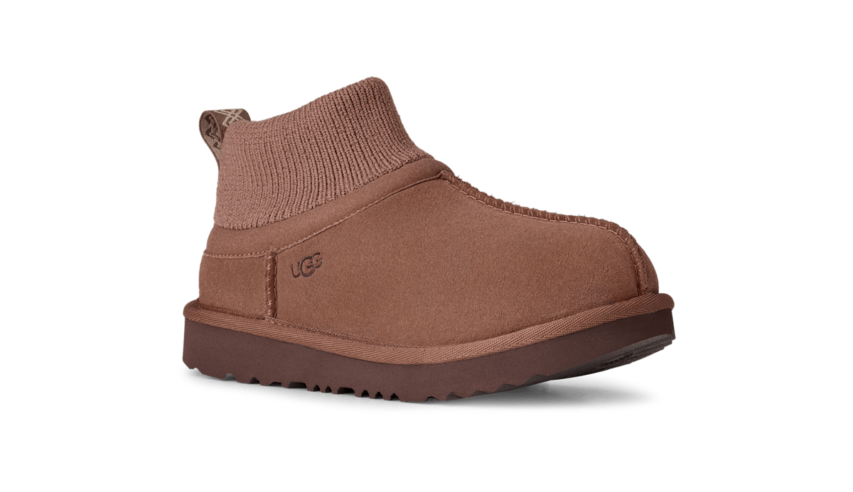 UGG® Classic Ultra Mini Stretch Cuff Boot Kids Rocky Oak 1157702K-RYK