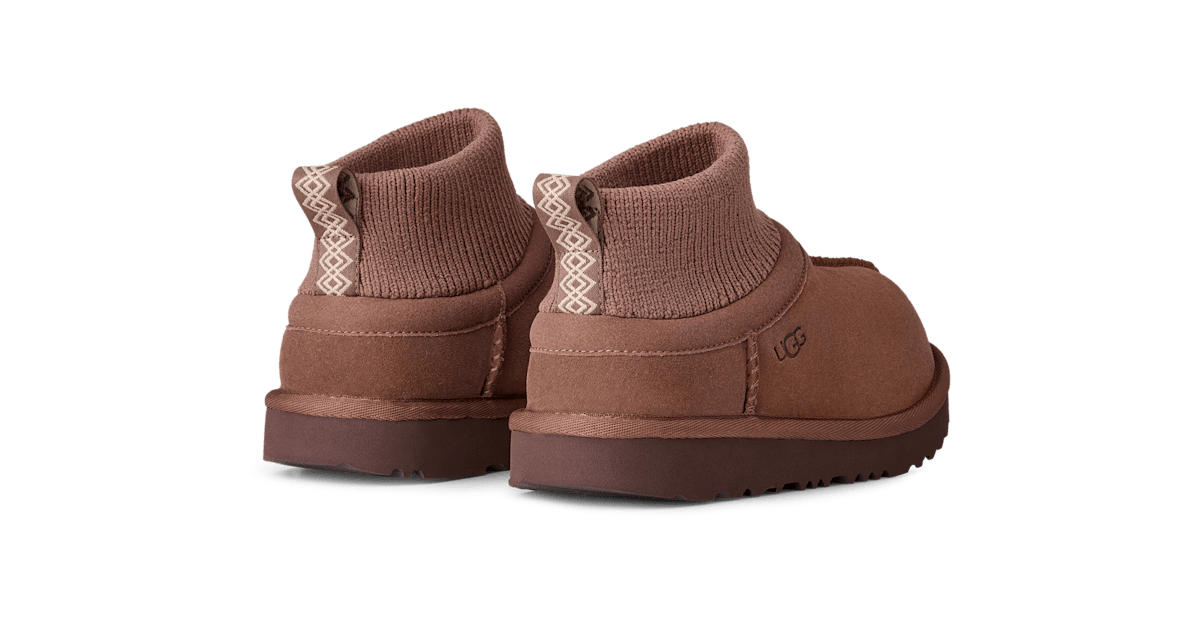 UGG® Classic Ultra Mini Stretch Cuff Boot Kids Rocky Oak 1157702K-RYK