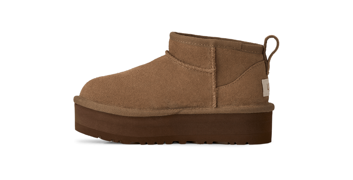 UGG® Classic Ultra Mini Platform 'Light Bronze' 1157791K-LBNZ