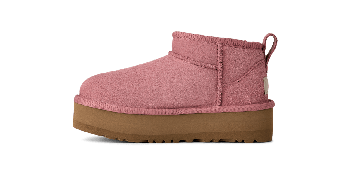 UGG® Classic Ultra Mini Platform Boot Kids Pink 1157791K-PDW