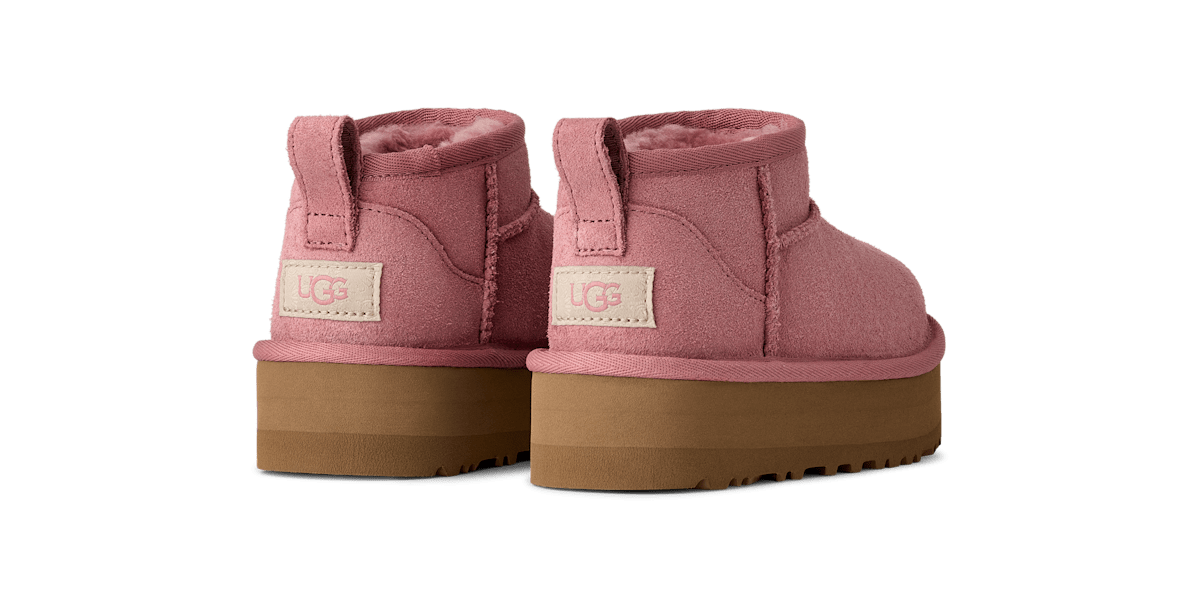 UGG® Classic Ultra Mini Platform Boot Kids Pink 1157791K-PDW