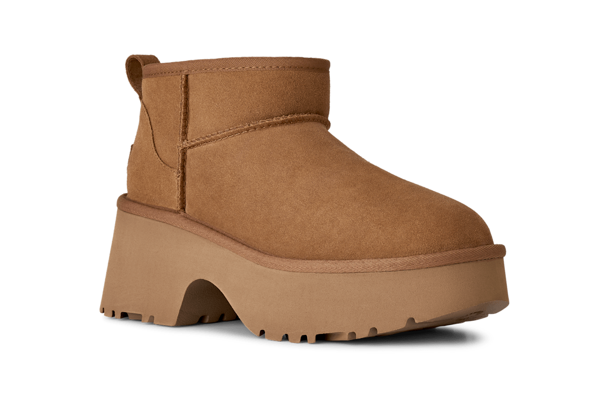 UGG® Classic Ultra Mini New Heights Boot 'Chestnut' 1158311-CHE
