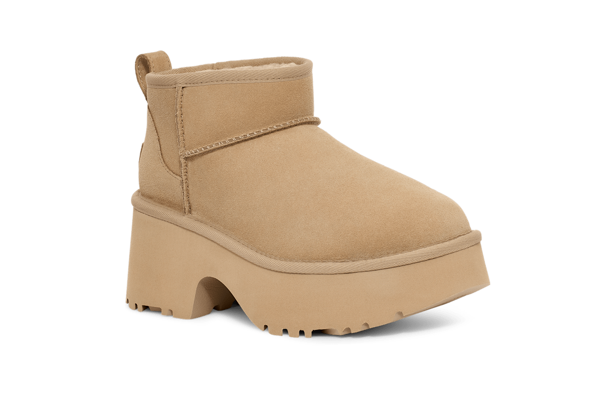 UGG® Classic Ultra Mini New Heights Boot 'Mustard Seed' 1158311-MDSD
