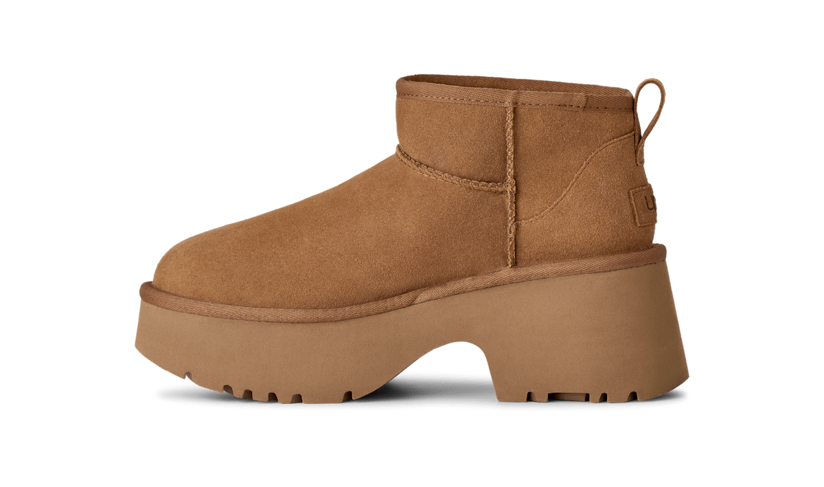 UGG® Classic Ultra Mini New Heights Boot 'Chestnut' 1158311-CHE