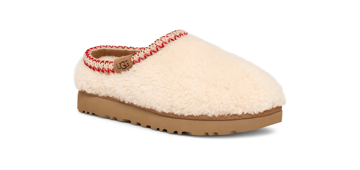 UGG Tasman Maxi Curly Slipper Natural (Women's) 1158356-NAT