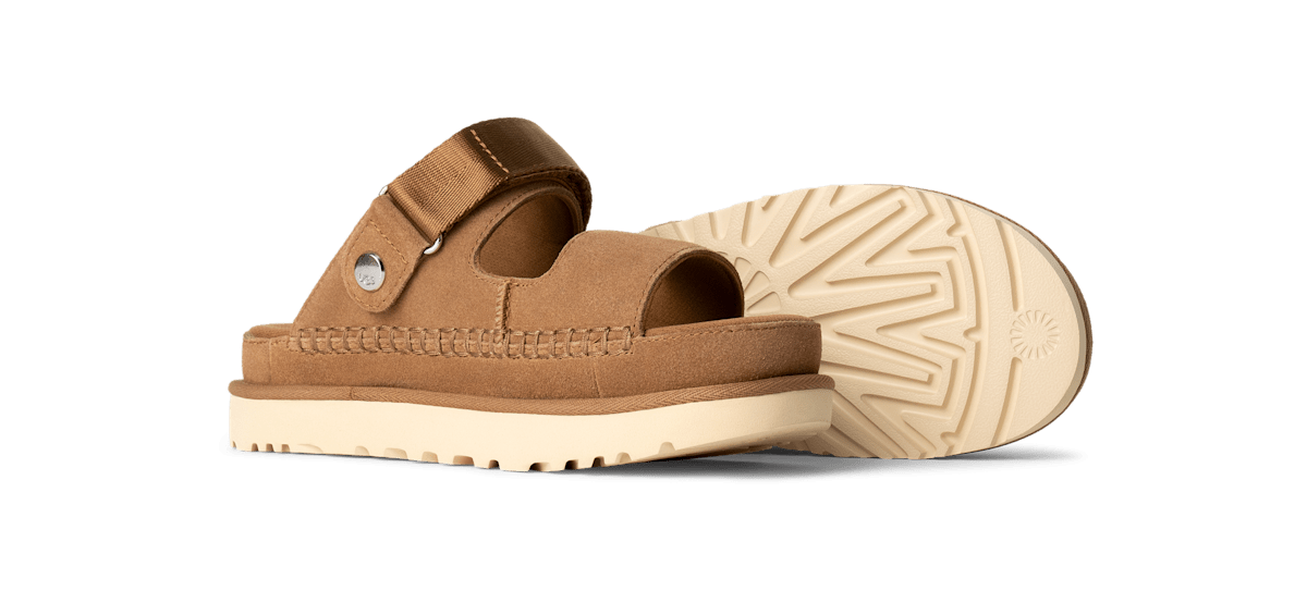 UGG® Goldenstar Glide Women Sandal Brown 1167399-CHE