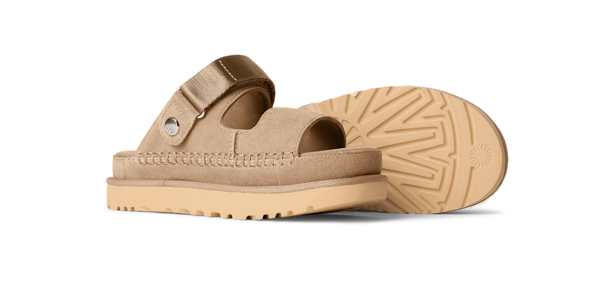 UGG® Goldenstar Glide Women Sandal Tan 1167399-SAN