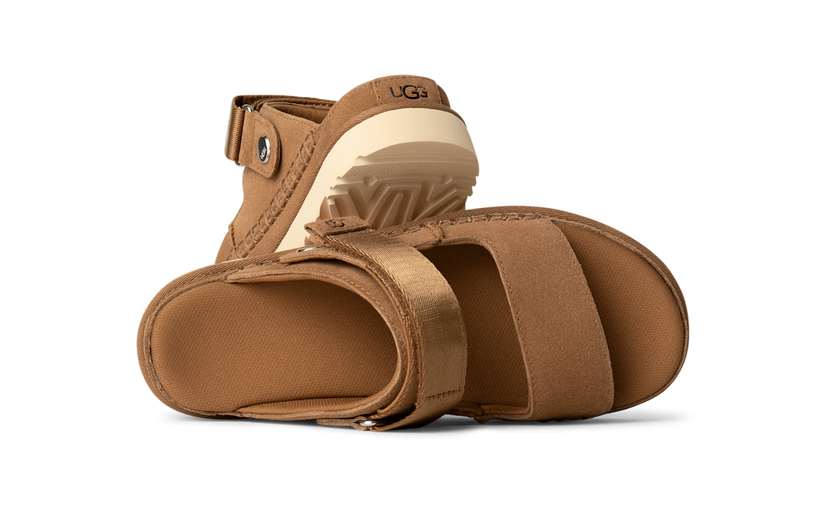 UGG® Goldenstar Glide Women Sandal Brown 1167399-CHE